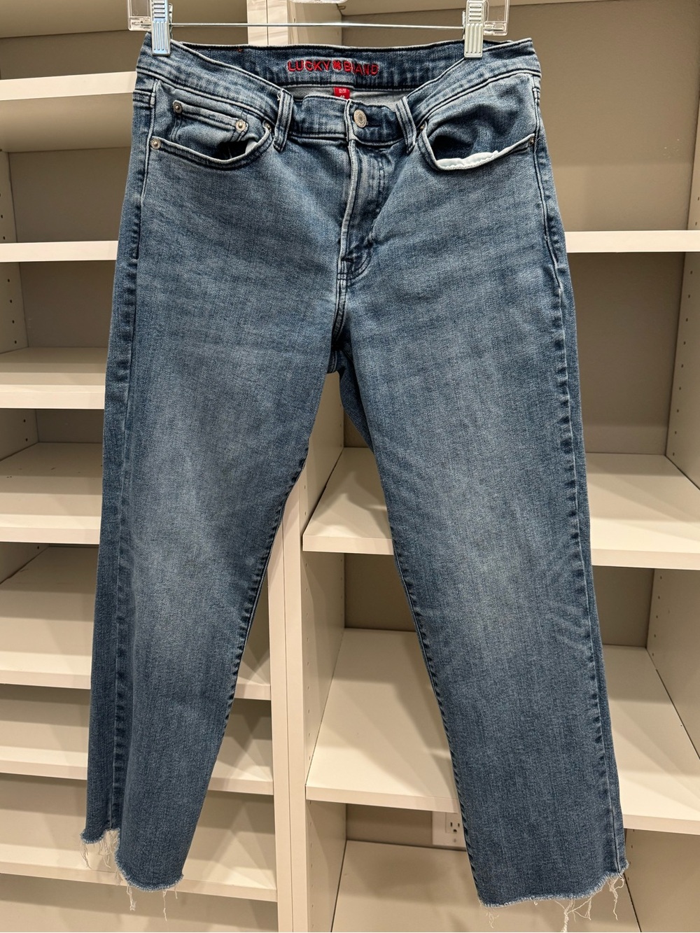 Lucky Brand Sweet Mid Rise Crop Jeans, Size 12/31